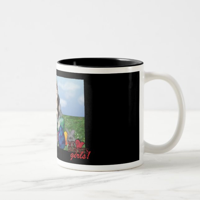 Caneca De Café Em Dois Tons falta abril (Direita)