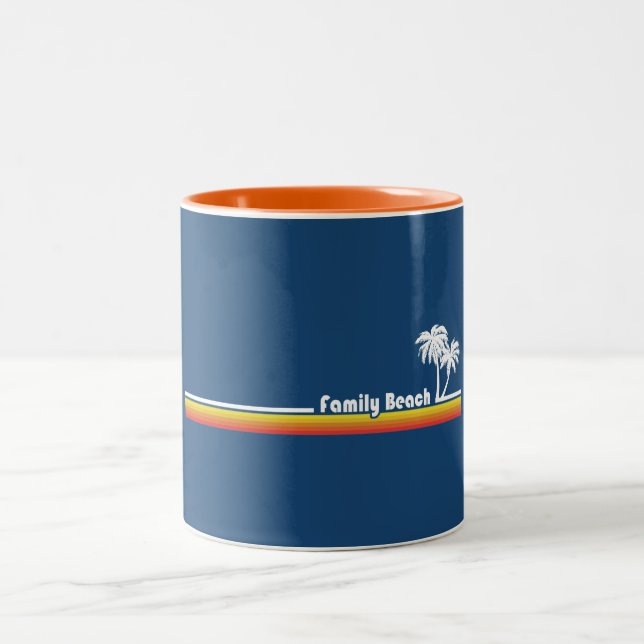 Caneca De Café Em Dois Tons Family Beach Carolina do Sul (Centro)