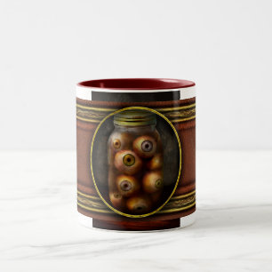 Caneca De Café Em Dois Tons Fantasia - Sinistro - Eu sempre tive olhos em você