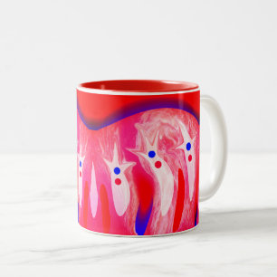 Caneca De Café Em Dois Tons Fantasma de Natal