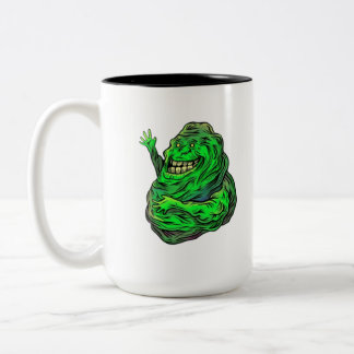 Caneca De Café Em Dois Tons Fantasma Verde!