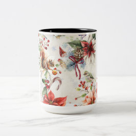 Caneca De Café Em Dois Tons Färglös julfoto-dekorativ fyllning kudde