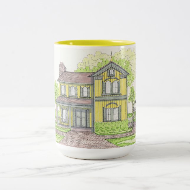 Caneca De Café Em Dois Tons FarmHouse 15oz Mug (Centro)
