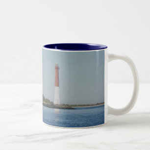 Caneca De Café Em Dois Tons Farol Barnegat 11 Oz Mug