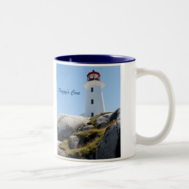Caneca De Café Em Dois Tons Farol da angra de Peggy (Direita)