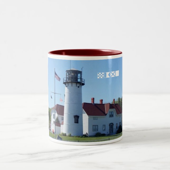 Caneca De Café Em Dois Tons Farol de Chatham (Centro)