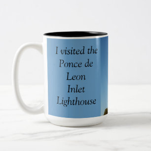Caneca De Café Em Dois Tons Farol Ponce de Leon