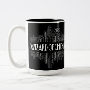Caneca De Café Em Dois Tons Fãs do Mago de Chicago Dresden