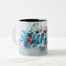 Caneca De Café Em Dois Tons Father