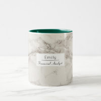 Faux Marble Alabaster Taupe Tan Personalizado Mode