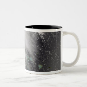 Caneca De Café Em Dois Tons Fay tropical 5 da tempestade