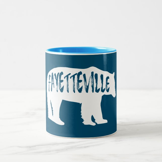 Caneca De Café Em Dois Tons Fayetteville Arkansas Bear (Centro)