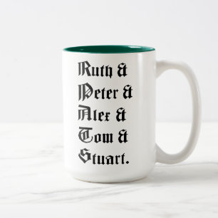 Caneca De Café Em Dois Tons Fazenda Ampersand Mug