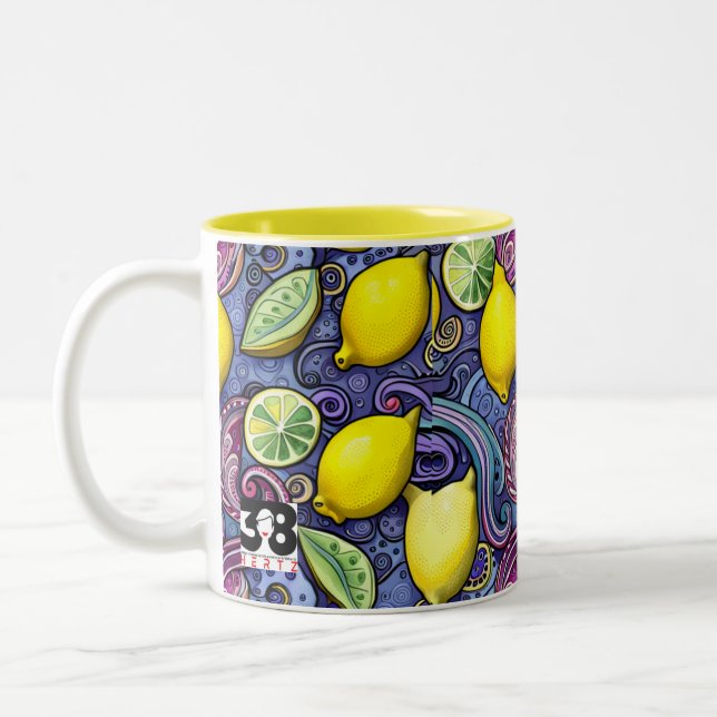 Caneca De Café Em Dois Tons Fazer Limonada (Esquerda)