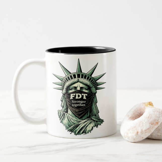 CANECA DE CAFÉ EM DOIS TONS FDT (Com Donut)