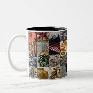 Caneca De Café Em Dois Tons Fechar Mug 1