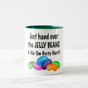 Caneca De Café Em Dois Tons Feijão de geléia