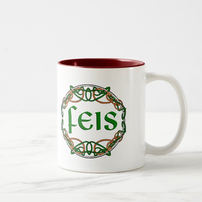 Caneca De Café Em Dois Tons FEIS - Festival  - Encontro de Dança !! (Direita)