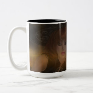 Caneca De Café Em Dois Tons Feiticeira Design 2 Mug