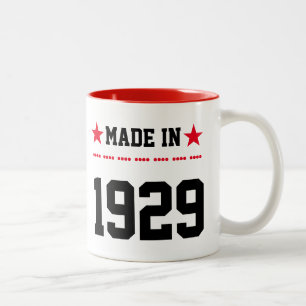 Caneca De Café Em Dois Tons Feito em 1929