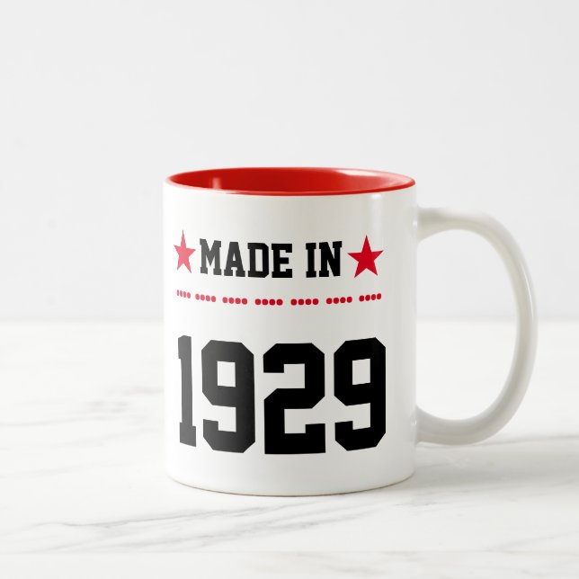 Caneca De Café Em Dois Tons Feito em 1929 (Direita)