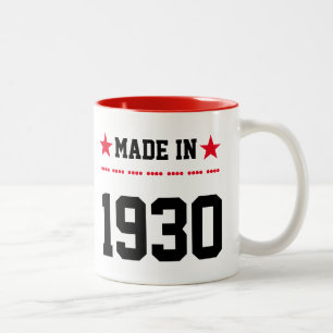 Caneca De Café Em Dois Tons Feito em 1930