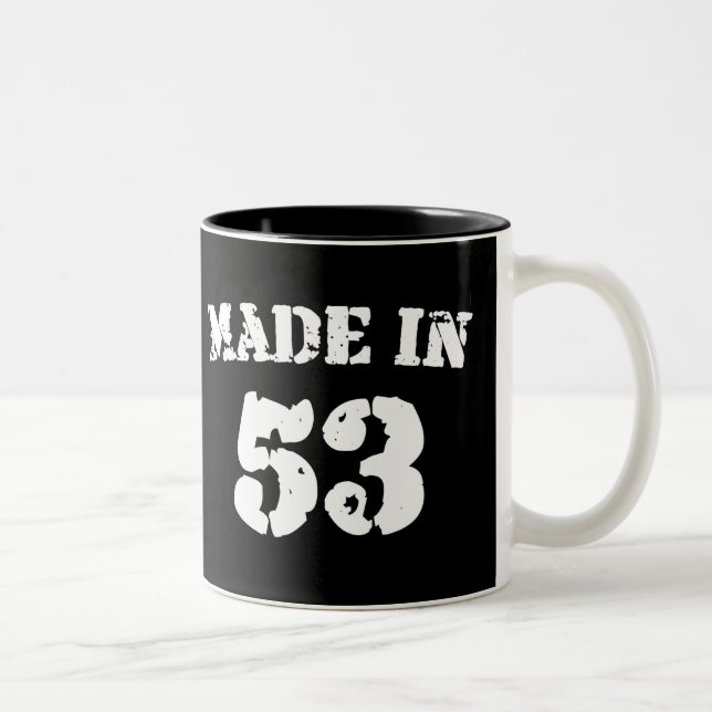 Caneca De Café Em Dois Tons Feito Em 1953 (Direita)