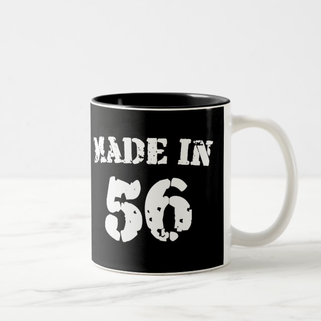 Caneca De Café Em Dois Tons Feito Em 1956 (Direita)