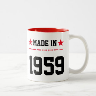 Caneca De Café Em Dois Tons Feito em 1959