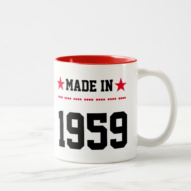 Caneca De Café Em Dois Tons Feito em 1959 (Direita)