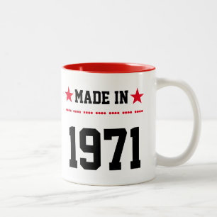 Caneca De Café Em Dois Tons Feito em 1971