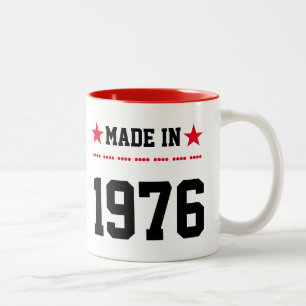 Caneca De Café Em Dois Tons Feito em 1976