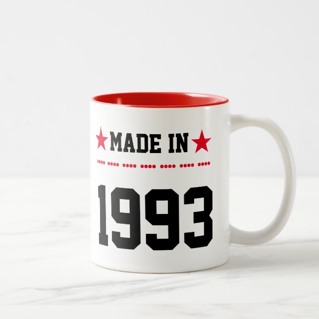Caneca De Café Em Dois Tons Feito em 1993 (Direita)