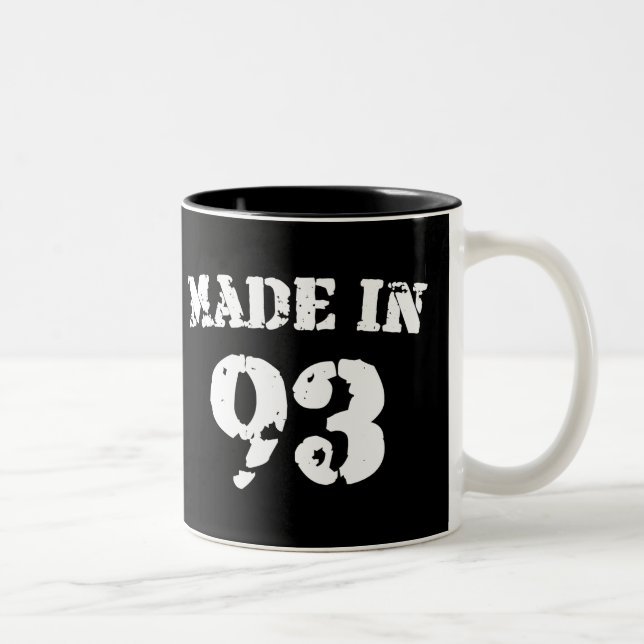Caneca De Café Em Dois Tons Feito Em 1993 (Direita)