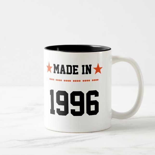 Caneca De Café Em Dois Tons Feito em 1996 (Direita)