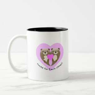 Caneca De Café Em Dois Tons Feito para cada porta