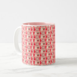 Caneca De Café Em Dois Tons Felicidade Matinal do Dia dos Namorados