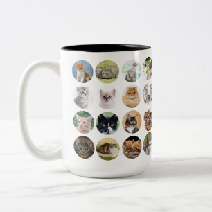 Caneca De Café Em Dois Tons Felino inspirado