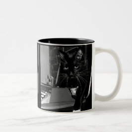 Caneca De Café Em Dois Tons Felix o gato