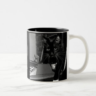 Caneca De Café Em Dois Tons Felix o gato
