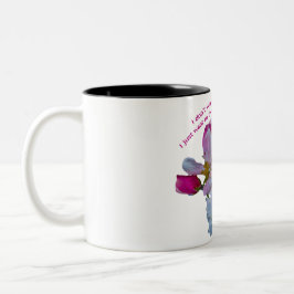 Caneca De Café Em Dois Tons Feliz aniversário à minha esposa.