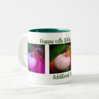 Feliz Aniversário Mãe Lady Slipper Personalizada