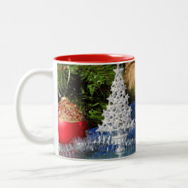 Caneca De Café Em Dois Tons Feliz ano novo