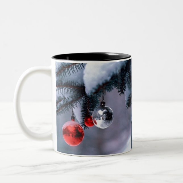 Caneca De Café Em Dois Tons Feliz ano novo (Esquerda)