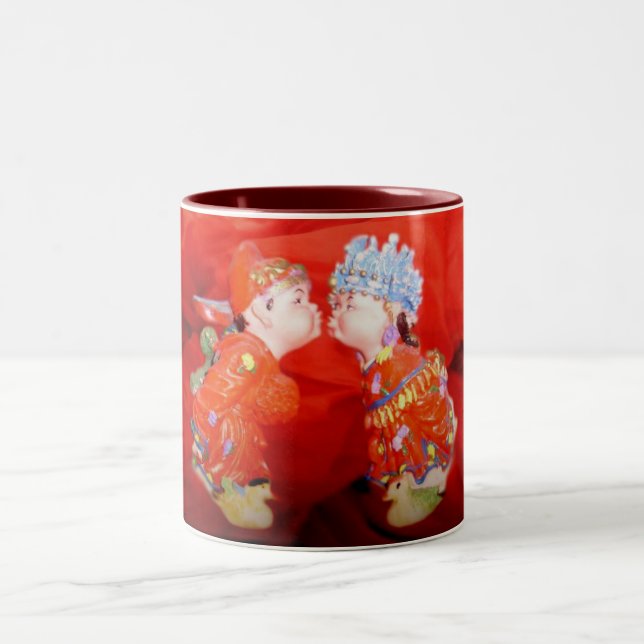 Caneca De Café Em Dois Tons Feliz Casal Casado (Centro)