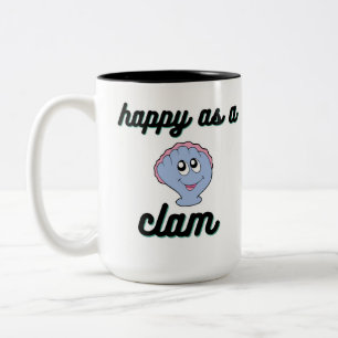 Caneca De Café Em Dois Tons Feliz como um clã