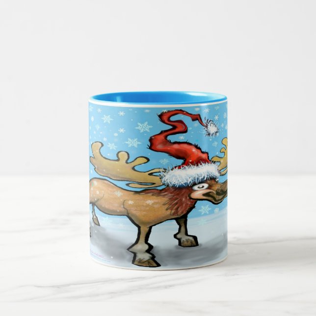 Caneca De Café Em Dois Tons Feliz de café com dois tons de chaleira (Centro)