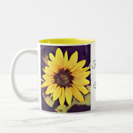 Caneca De Café Em Dois Tons Feliz Día de las Madres taza de café