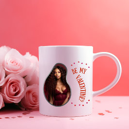Caneca De Café Em Dois Tons Feliz dia de Velentine - Almas Mates