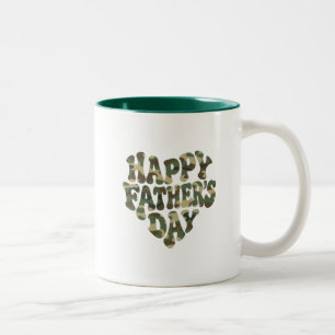 Caneca De Café Em Dois Tons Feliz Dia dos Pais